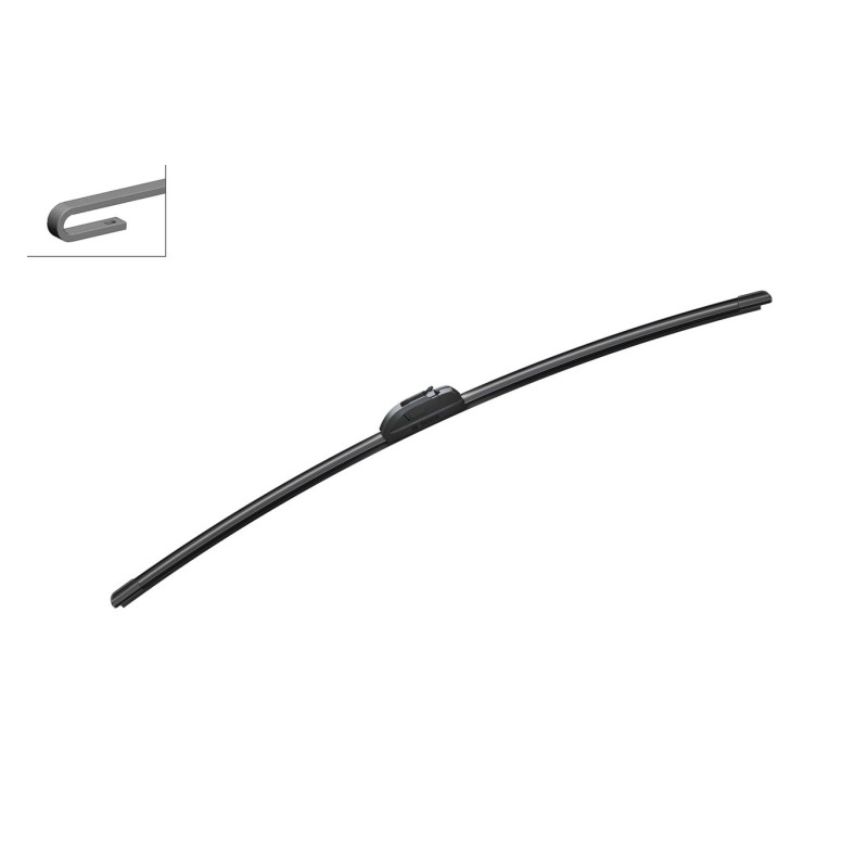 Ruitenwisser Aan de bestuurderszijde, Voor - Flat blade wisserblad