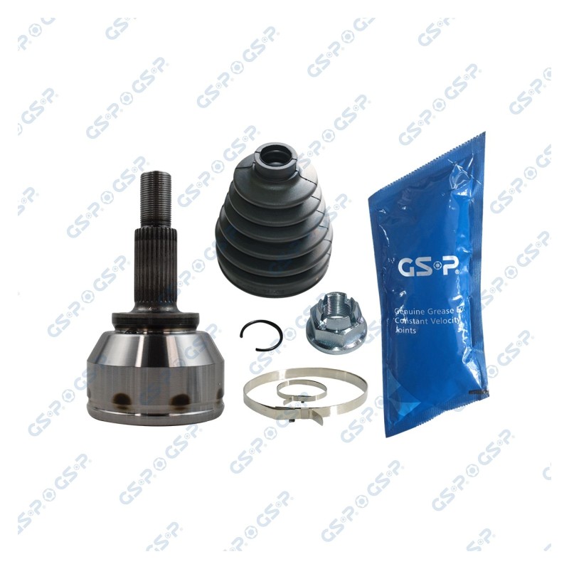 Homokineet reparatie set, aandrijfas Vooras links, Wielzijde