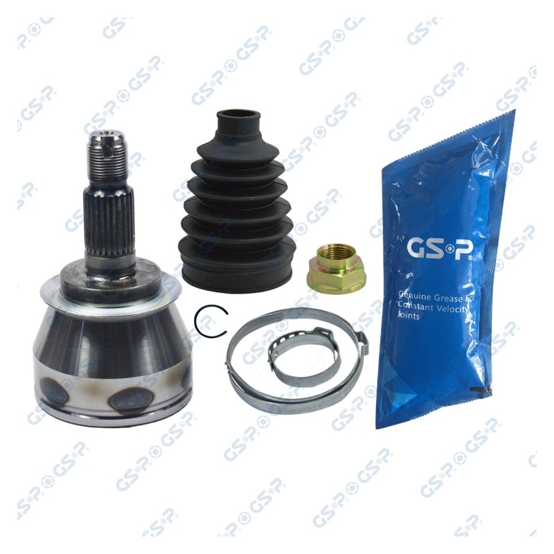 Homokineet reparatie set, aandrijfas Vooras links, Vooras rechts, Wielzijde