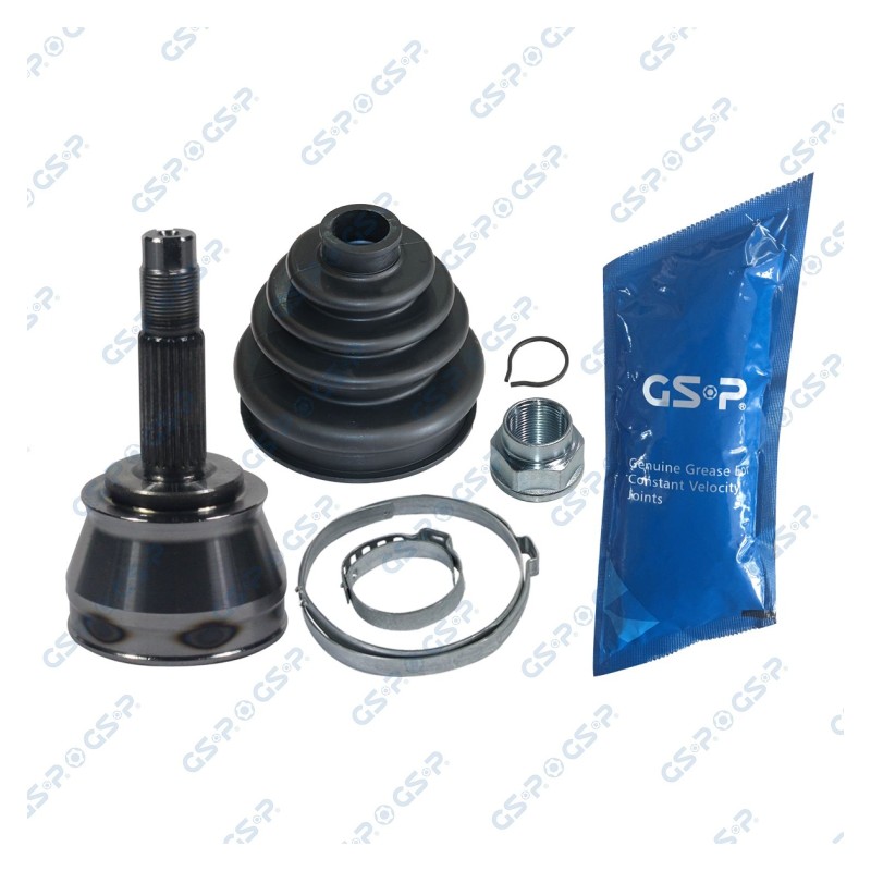 Homokineet reparatie set, aandrijfas Vooras, Wielzijde
