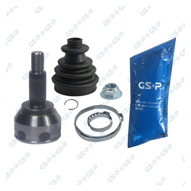 Homokineet reparatie set, aandrijfas Vooras, Wielzijde