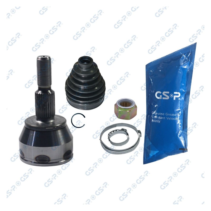 Homokineet reparatie set, aandrijfas Vooras links, Wielzijde