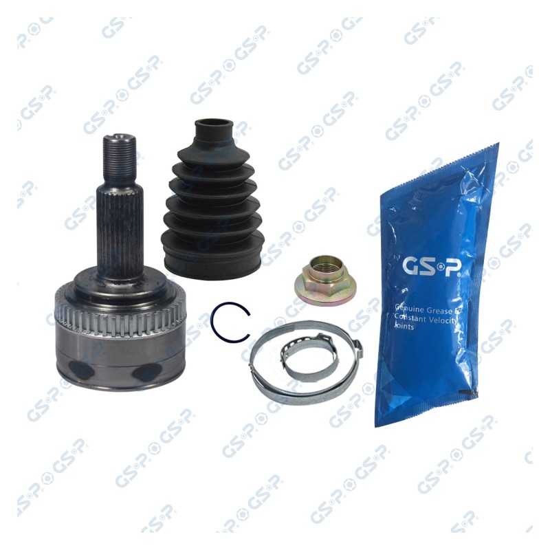 Homokineet reparatie set, aandrijfas Vooras links, Vooras rechts, Wielzijde