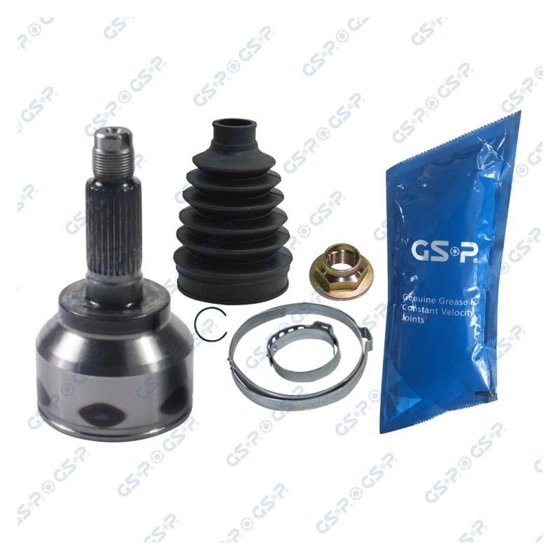 Homokineet reparatie set, aandrijfas Vooras links, Vooras rechts, Wielzijde