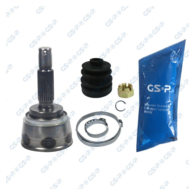 Homokineet reparatie set, aandrijfas Vooras links, Vooras rechts