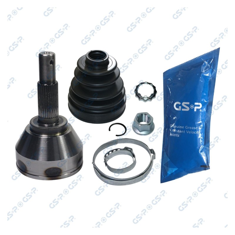 Homokineet reparatie set, aandrijfas Vooras links, Wielzijde