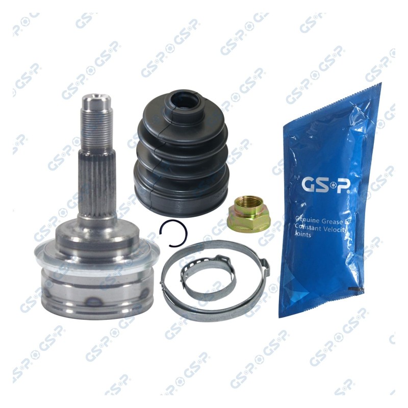 Homokineet reparatie set, aandrijfas Vooras links, Wielzijde
