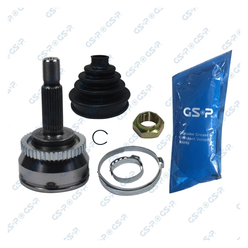 Homokineet reparatie set, aandrijfas Vooras links, Vooras rechts