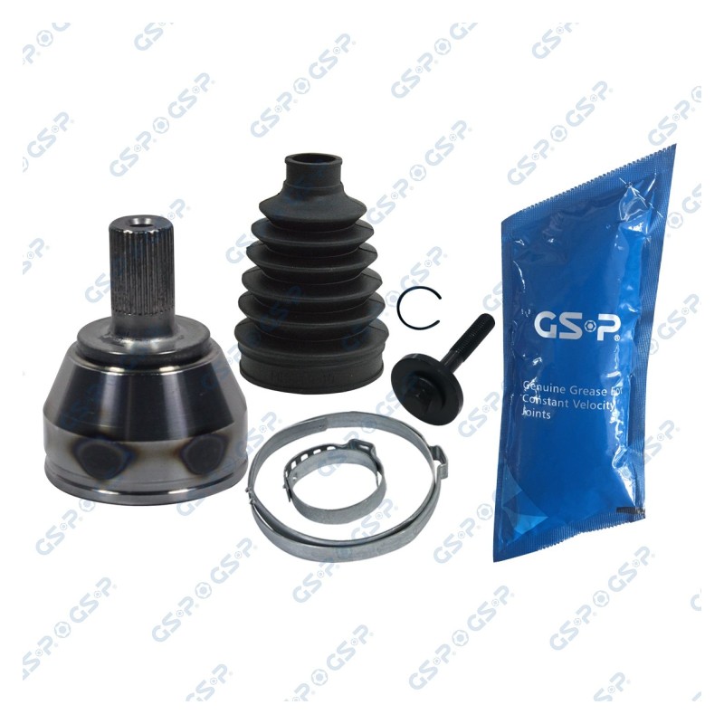 Homokineet reparatie set, aandrijfas Vooras links, Wielzijde