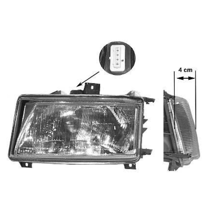 Koplamp rechts