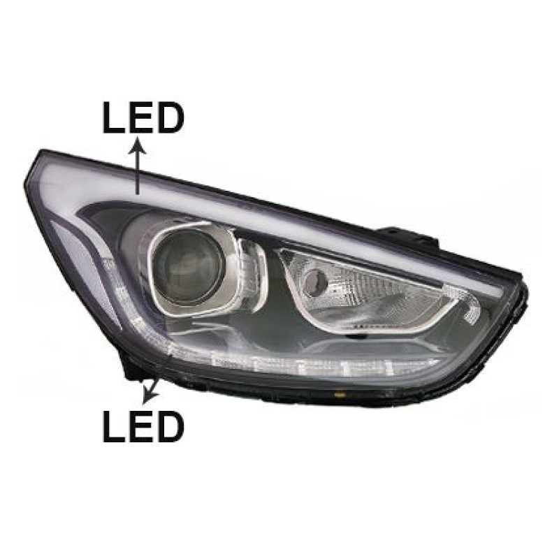 Koplamp rechts